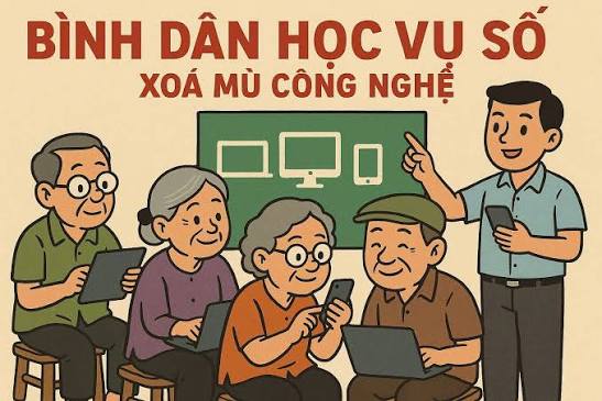 Đảng ủy phường Thành Nhất đôn đốc triển khai Kế hoạch số 10-KH/BCĐ và đẩy mạnh tuyên truyền Phong trào “Bình dân học vụ số”