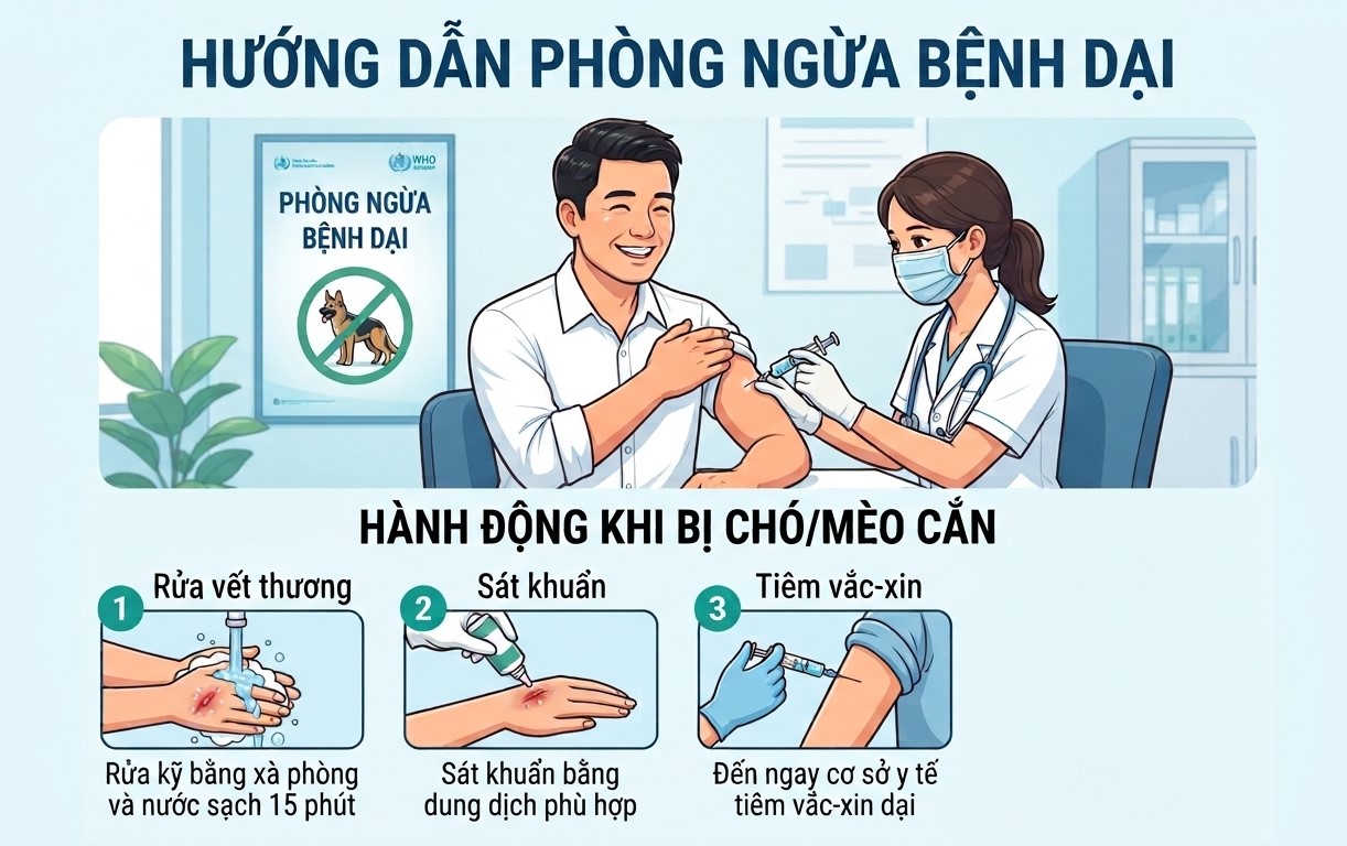 HIỂU ĐÚNG VỀ BỆNH DẠI: ĐƯỜNG ĐI CỦA VIRUS VÀ CÁCH PHÒNG NGỪA HIỆU QUẢ