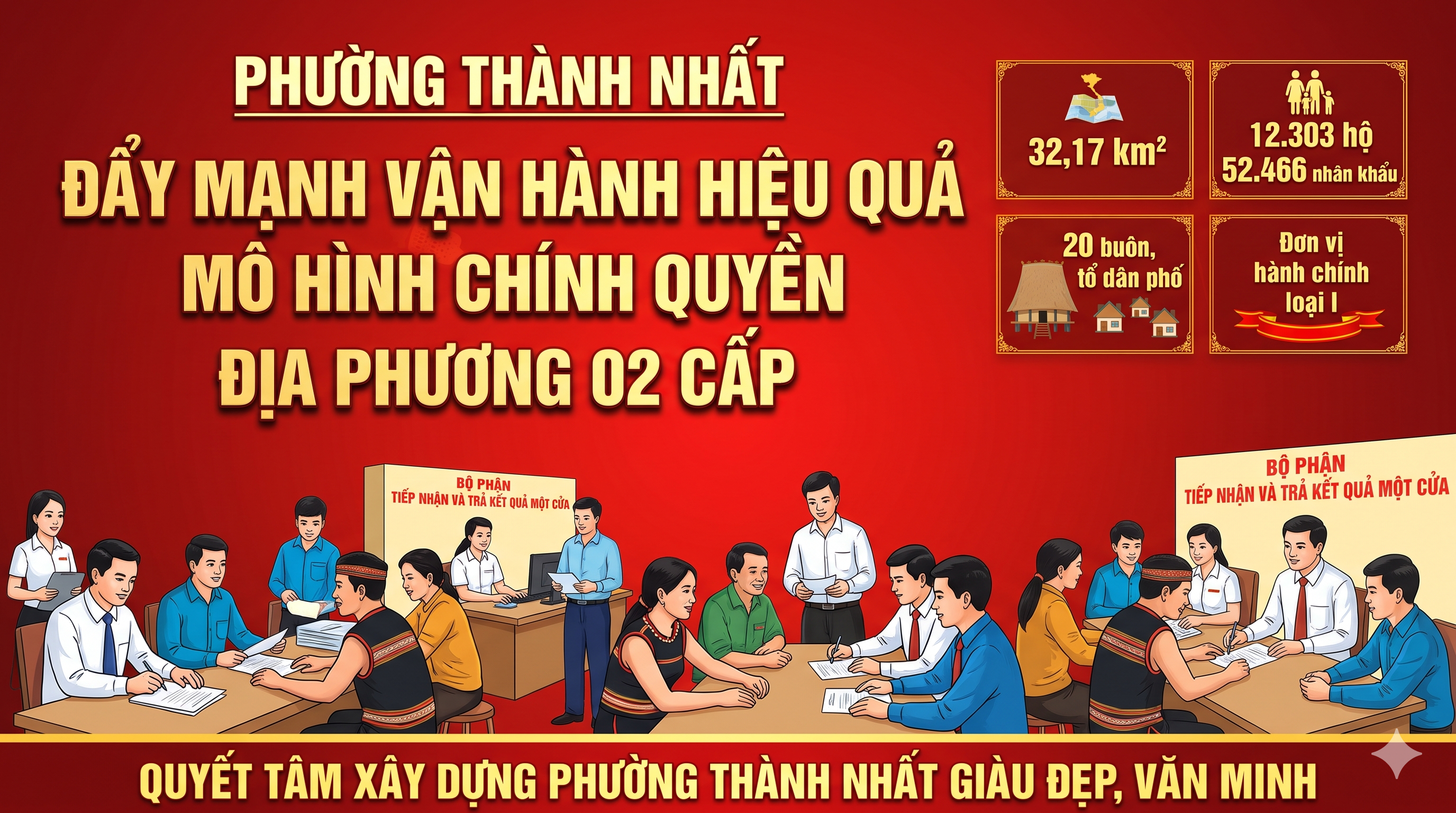 Phường Thành Nhất: Đẩy mạnh vận hành hiệu quả mô hình chính quyền địa phương 02 cấp