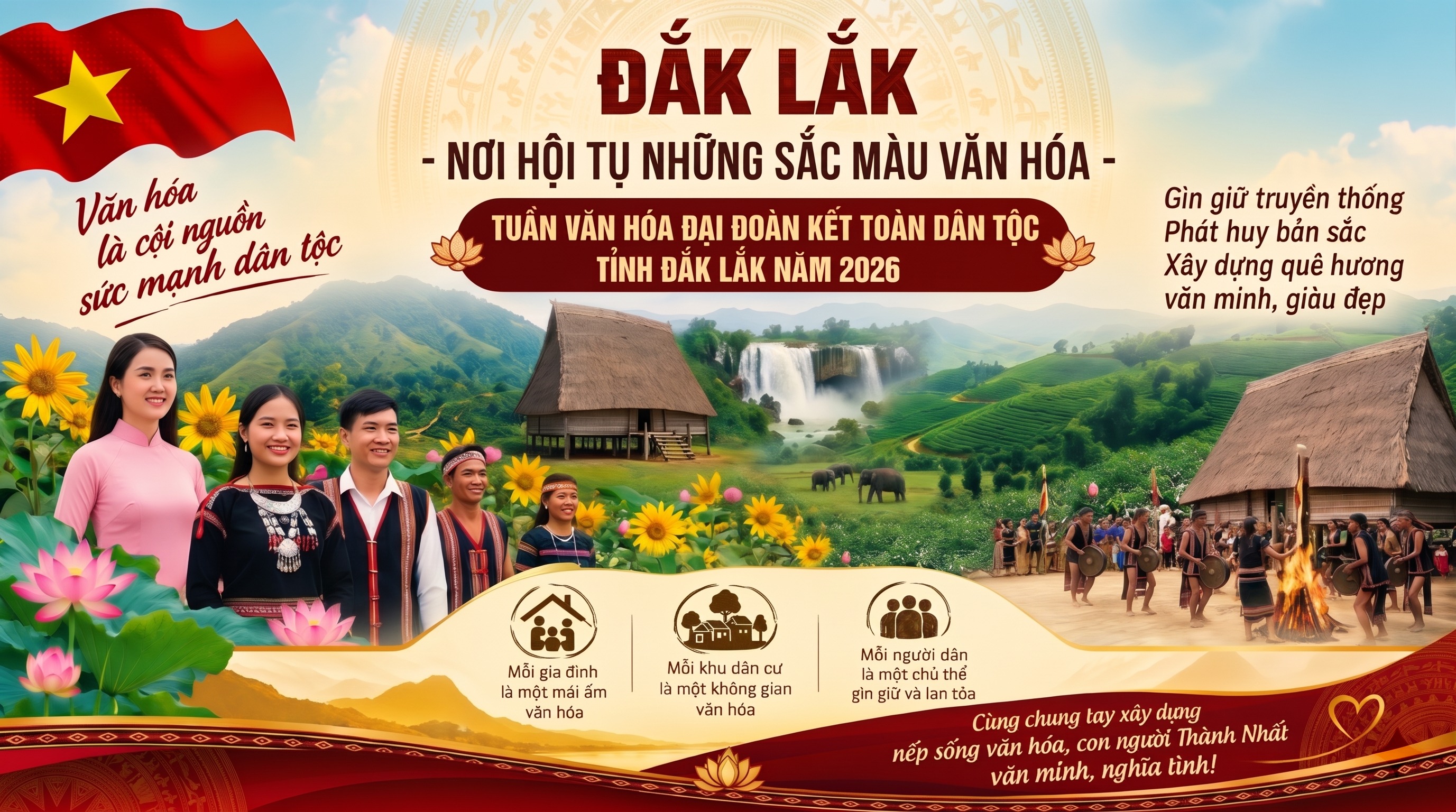 Phường Thành Nhất triển khai Kế hoạch tổ chức “Ngày Văn hóa Việt Nam” giai đoạn 2026 – 2030, tạo chuỗi hoạt động văn hóa cộng đồng gắn kết và đa dạng