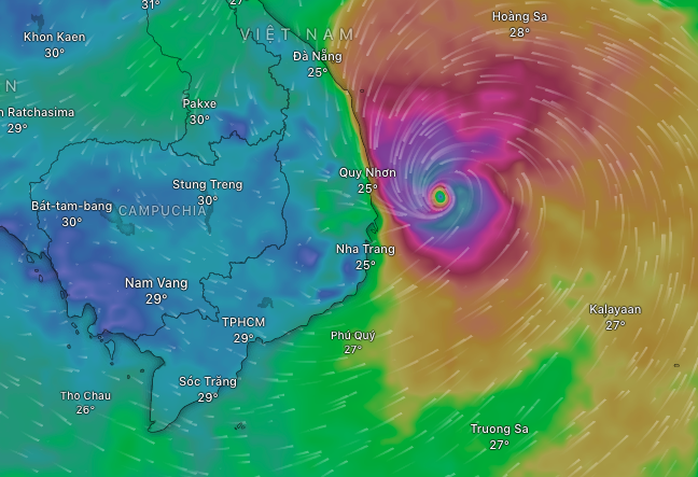 Bản tin tuyên truyền ứng phó cơn bão số 13 (Kalmaegi)
