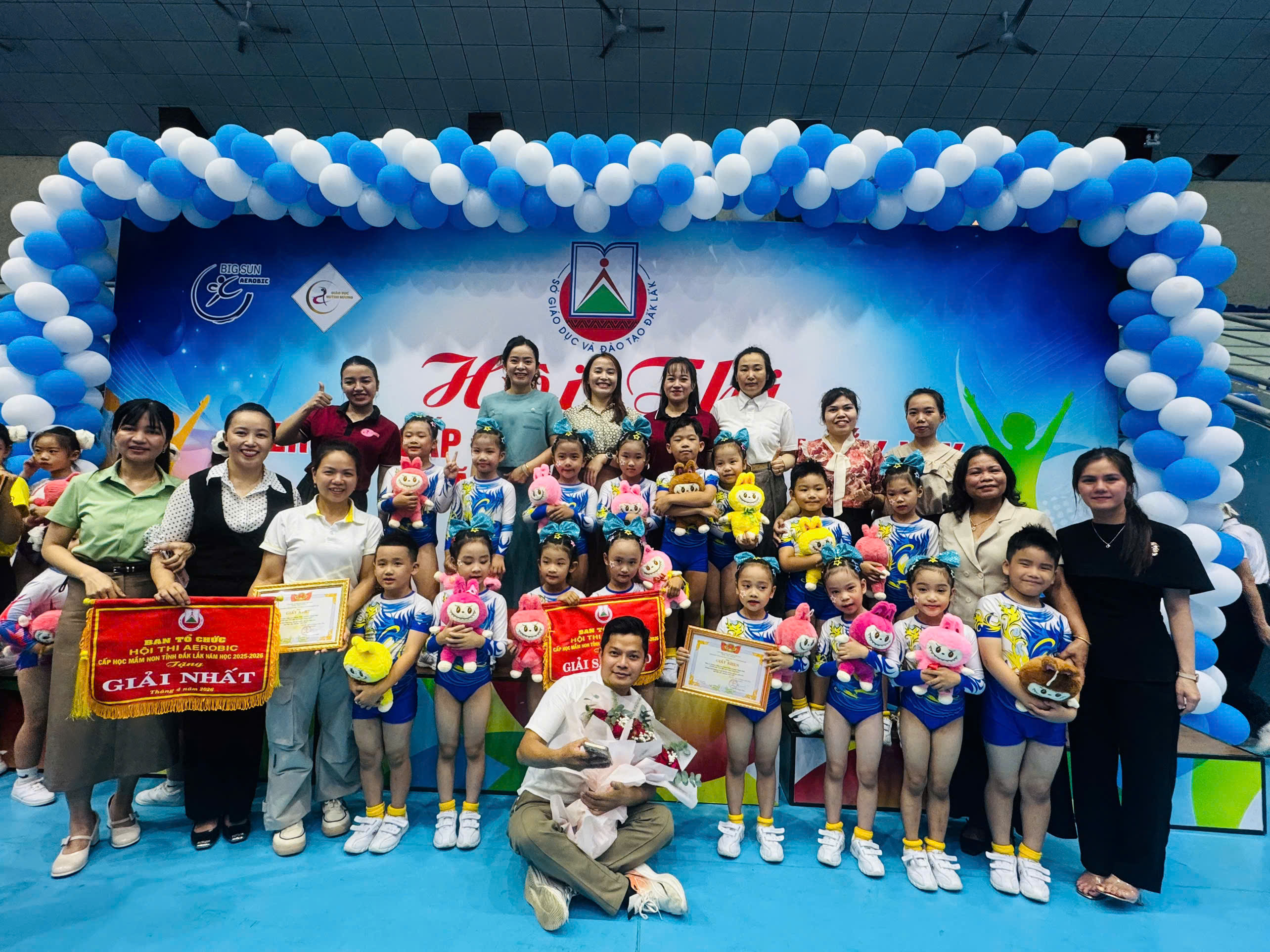 Thành Nhất khẳng định chất lượng giáo dục mầm non qua hội thi Aerobic cấp tỉnh